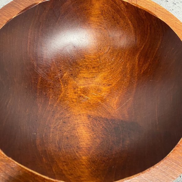 Vintage Baribocraft Wooden Bowls Set of 3 - Picture 4 of 9